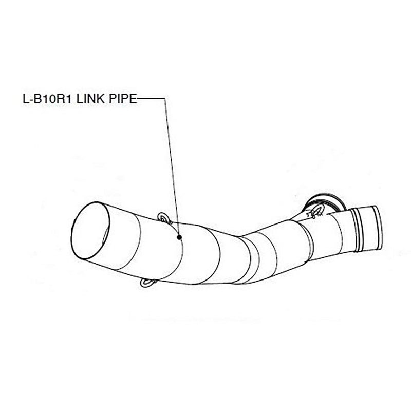 Akrapovic Replacement Link Pipe L-K7SO2