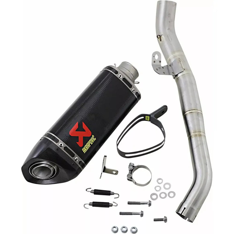 Akrapovic Slip-On Series Muffler for Triumph 20-22 Street Triple 765 S / R / RS (Carbon muffler with carbon end cap) (S-T7SO3-APC)