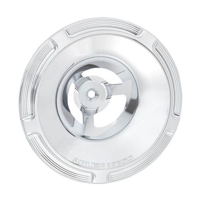 Arlen Ness Beveled Velocity 65°/90° Air Cleaner Cover Arlen Ness Velocity 65° or 90° air cleaners / Chrome