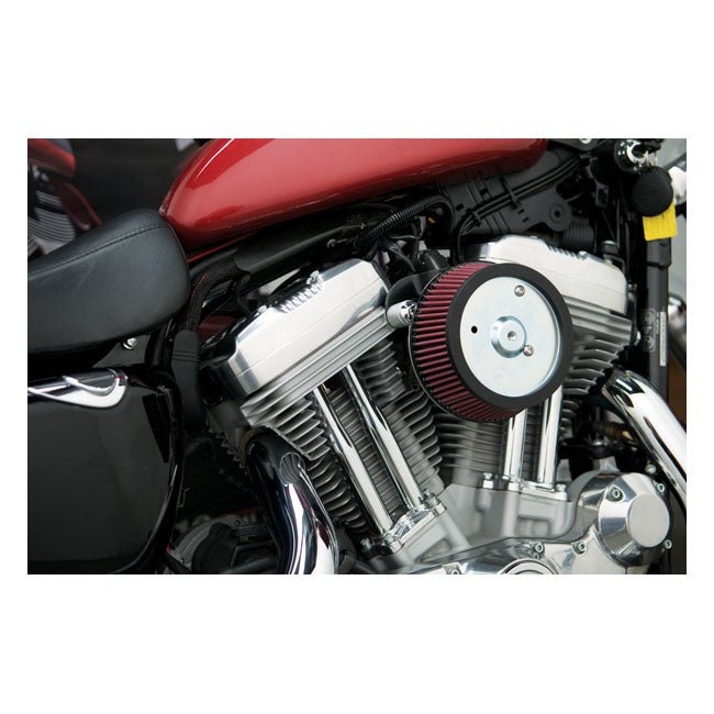 Arlen Ness Stage 1 Big Sucker Oval Air Cleaner for Harley 08-17 Dyna (excl. FXDB) with OEM oval cover / Plain