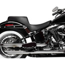 Drag Specialties Performance Predator 2-Up-Sitz für Harley