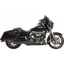 Bassani Road Rage II Hot Rod Turn Out 2-into-1 Exhaust System for Harley 17-24 Touring (excl. CVO) / Black  - Customhoj