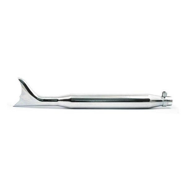 Batwing Fishtail Slip-On Muffler Universal 30" Chrome