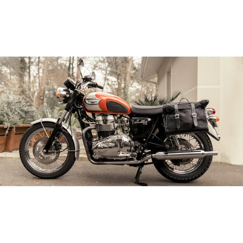 Longride Super Patriot Roll Top 20L Click-On Motorrad-Satteltasche