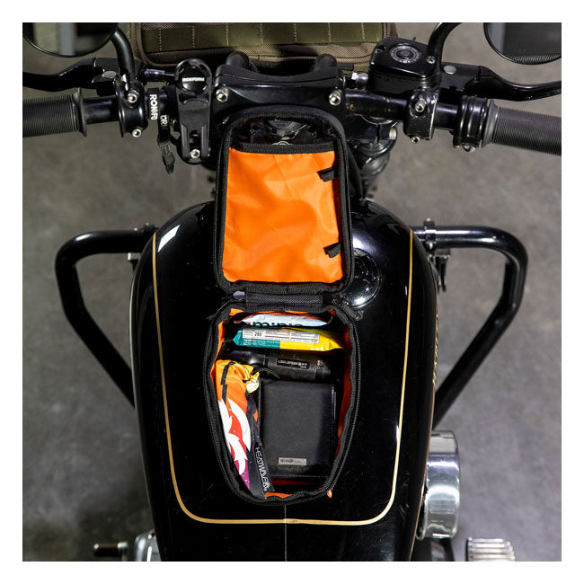 Biltwell EXFIL-2 Mini Motorcycle Tank Bag Black  - Customhoj
