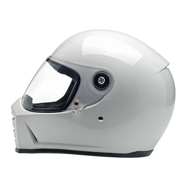 Biltwell Lane Splitter Integral Helmet White