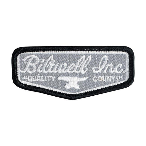 Biltwell Shield 3" Patch Gray/Black/White