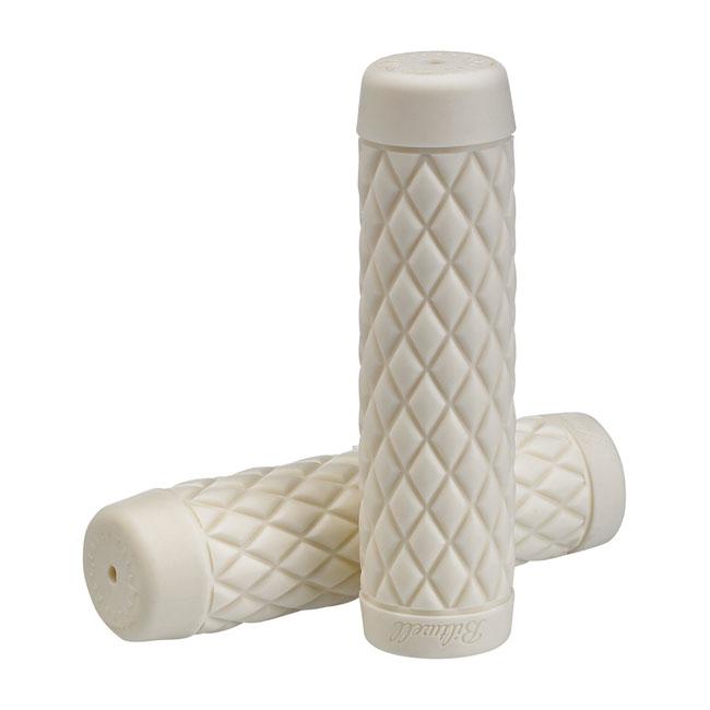 Biltwell TPV Torker Motorcycle Grips 7/8" (22mm) White