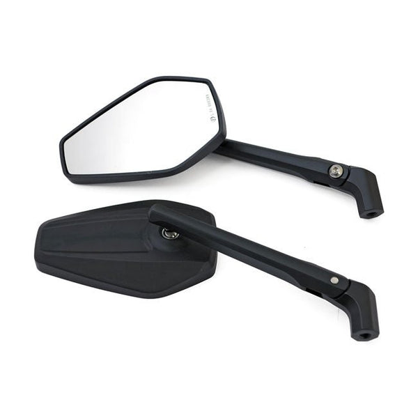 Booster Motorcycle Mirror Set Black M10