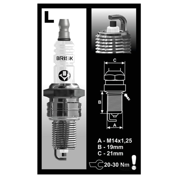 Brisk LR14YC Spark Plug