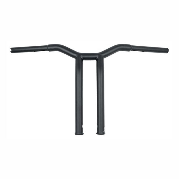 Burly Dominator Raked 1-1/4" T-Bar Handlebars 14” Rise Matte Black