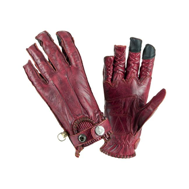 By City Second Skin Ladies Motorcycle Gloves Garnet / XS