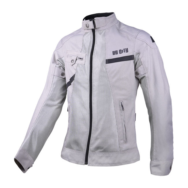 By City Summer Route Ladies Motorcycle Jacket Silver / XS