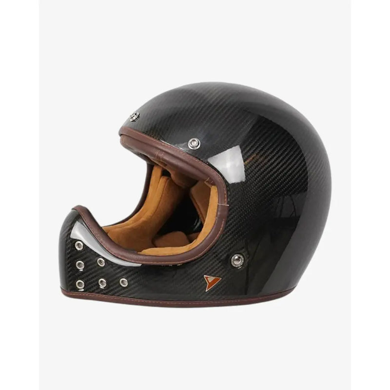 By City The Rock Retro Motocross Motorcycle Helmet  - Customhoj