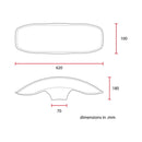 C-Racer 17/18" Universal Front Fender No2 L