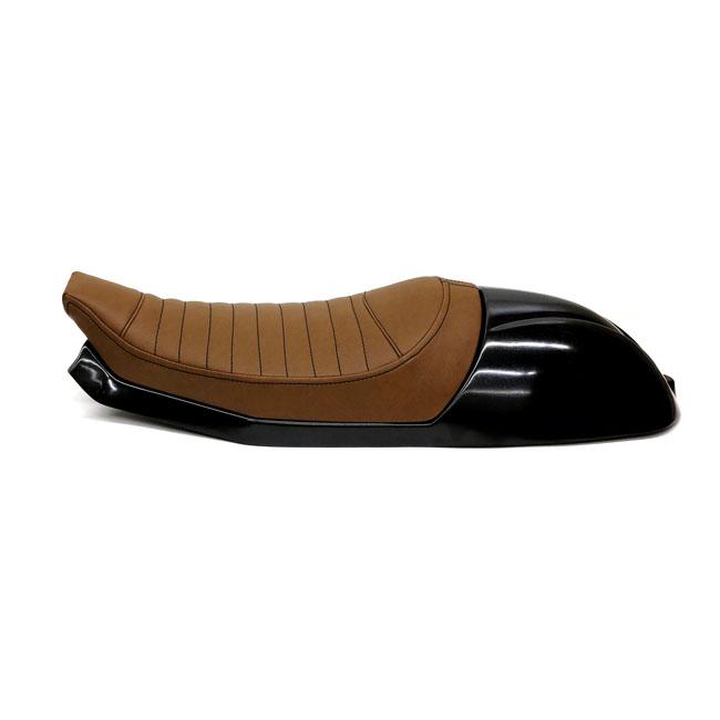 C-Racer Bonneville Cafe Racer Seat Dark Brown Triumph Bonneville T100 08-up