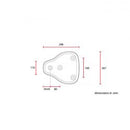 C-Racer Classic bobber Solo Seat Small Dark Brown