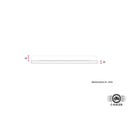 C-Racer Narrow Scrambler Motorcycle Seat  - Customhoj