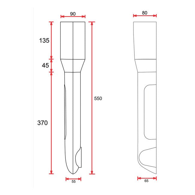 C-Racer Universal Fork Covers No1