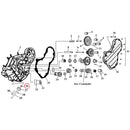 Cam Drive / Cover Parts Diagram Exploded View for Harley Knuckle / Pan / Shovel 26) 36-99 Big Twin. Retaining ring, oil pump drive shaft. Replaces OEM: 26348-36