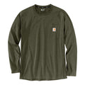 Carhartt Force Flex Pocket Longsleeve Basil Heather / S  - Customhoj