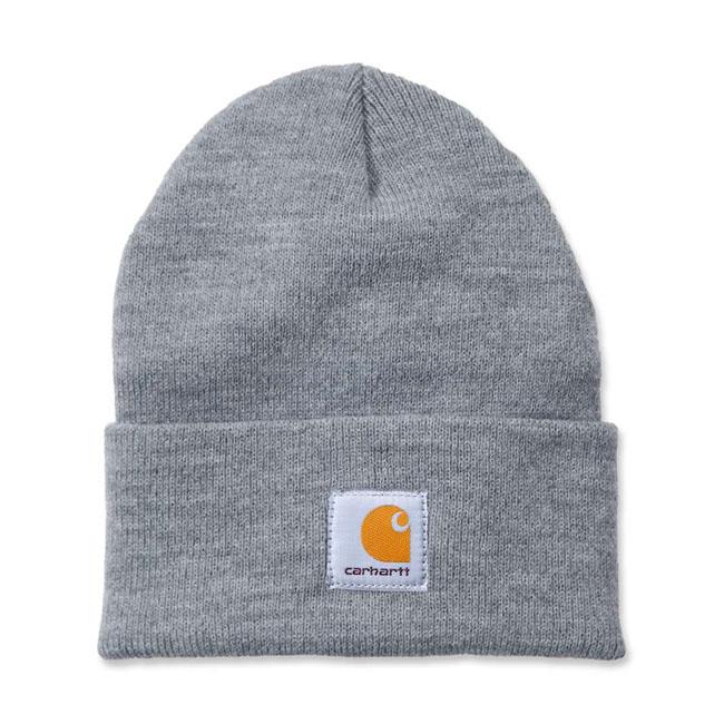 Carhartt Rib Knit Watch Hat Heather Gray