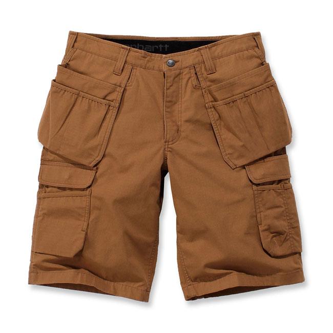 Carhartt Rugged Flex Cargo Work Shorts Brown / 30