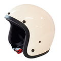 Cavalero Slimline Solid Low Profile Open Jet Helmet Pure White / S (53-54cm)