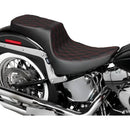 Drag Specialties Performance Predator 2-Up-Sitz für Harley