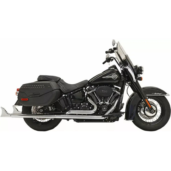 Bassani Fishtail True Dual Auspuffanlage für Harley