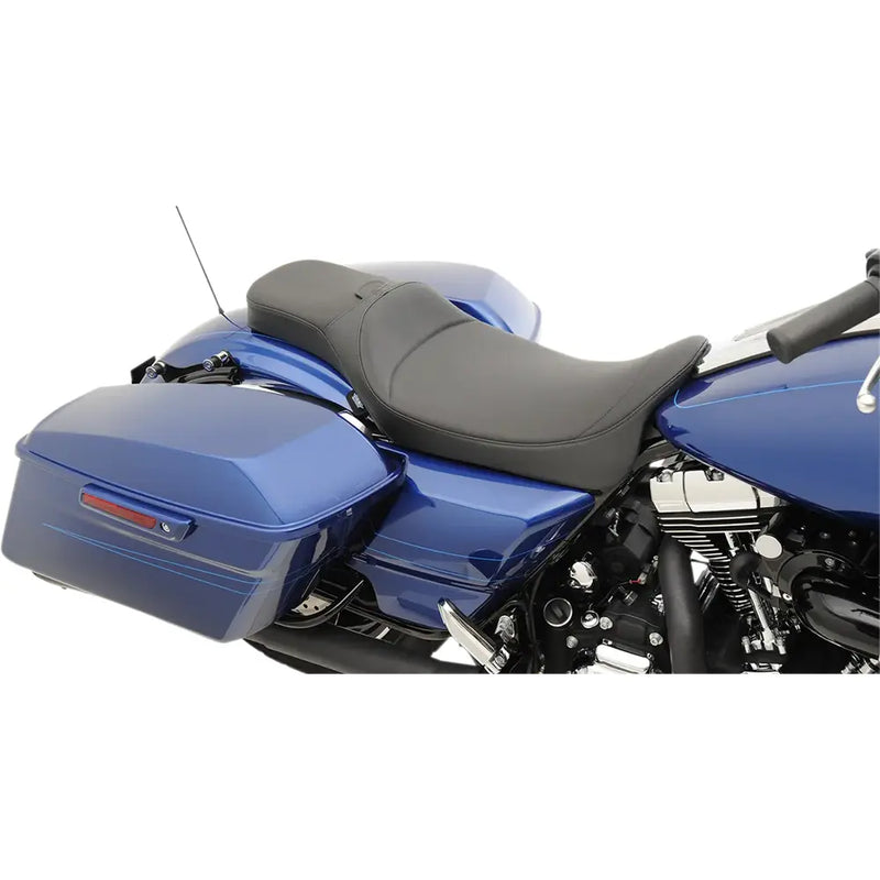 Drag Specialties Predator 2-Up Extended Reach Sitzbank für Harley