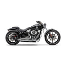 Cobra Speedster Short Swept Exhaust for Harley 13-17 Softail Breakout / Chrome  - Customhoj