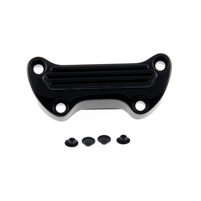 Cult Werk One Piece Riser Top Clamp Black for Harley