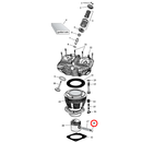 Cylinder Parts Diagram Exploded View for Harley Shovelhead 18) 73-E77 Shovelhead. Retaining rings, wrist pin. Replaces OEM: 22582-52