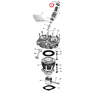 Cylinder Parts Diagram Exploded View for Harley Shovelhead 2) 66-84 Shovelhead. Manley steel valve spring collar, upper (set of 4). Replaces OEM: 18221-36