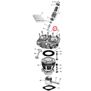 Cylinder Parts Diagram Exploded View for Harley Shovelhead 21) 66-84 Shovelhead. Rocker box stud kit.