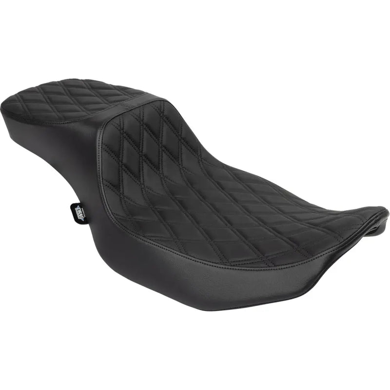 Drag Specialties Performance Predator 2-Up Extended Reach Sitzbank für Harley