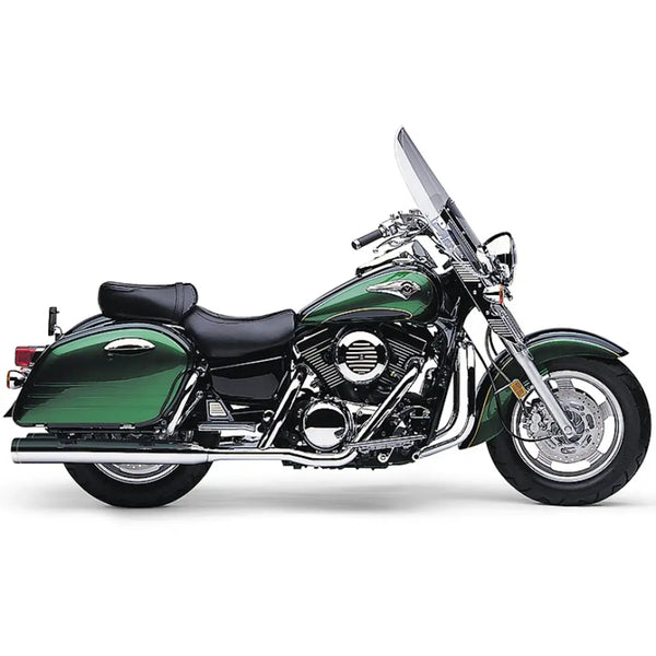 Cobra True Duals Chrom-Auspuff für Kawasaki