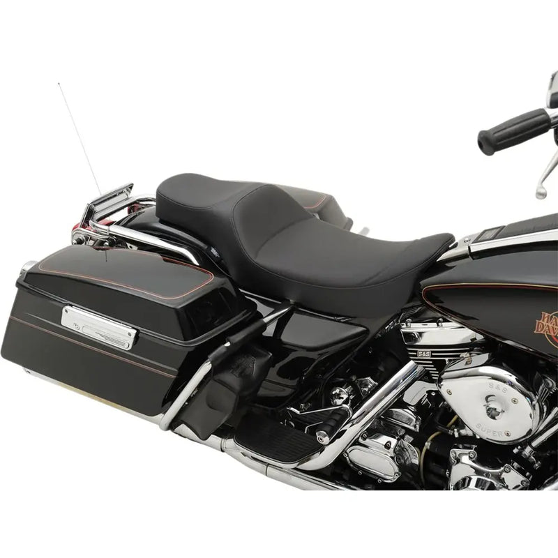 Drag Specialties Predator 2-Up Extended Reach Sitzbank für Harley