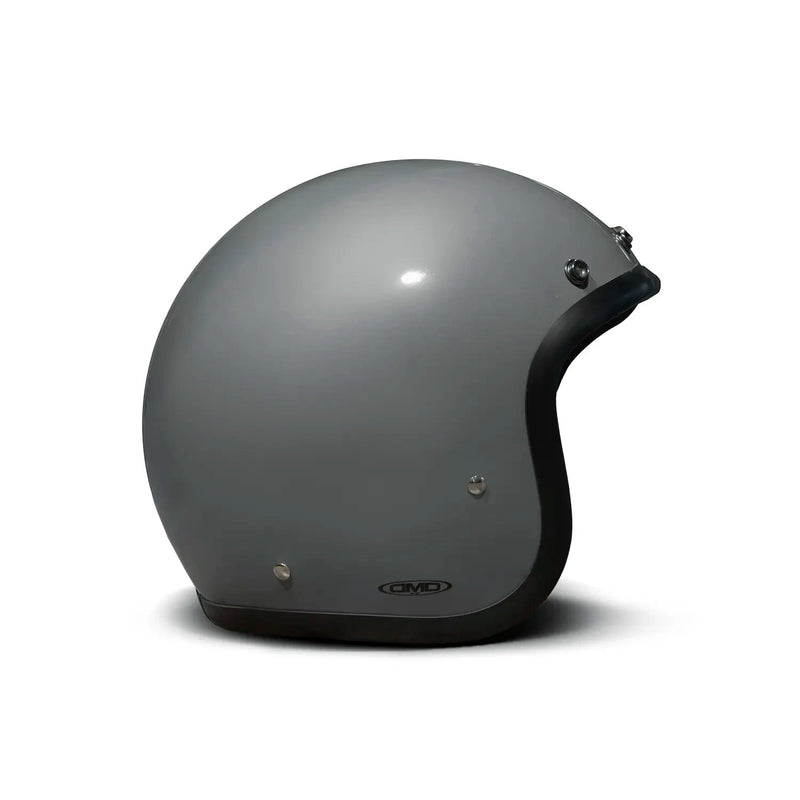 DMD Retro Classic Open Motorcycle Helmet Crayon Grey / XS (54cm)  - Customhoj