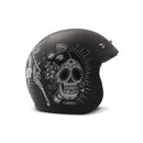 DMD Retro Graphic Open Motorcycle Helmet Sin Fin / XS (54cm)  - Customhoj