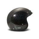 DMD Retro Metallic Open Motorcycle Helmet Glitter Black / XS (54cm)  - Customhoj