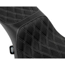 Drag Specialties Performance Predator 2-Up Extended Reach Seat for Harley  - Customhoj