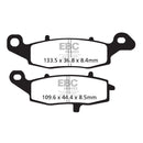EBC Double-H Sintered Front Brake Pads for Kawasaki ER-5 ER 500 A 01-07