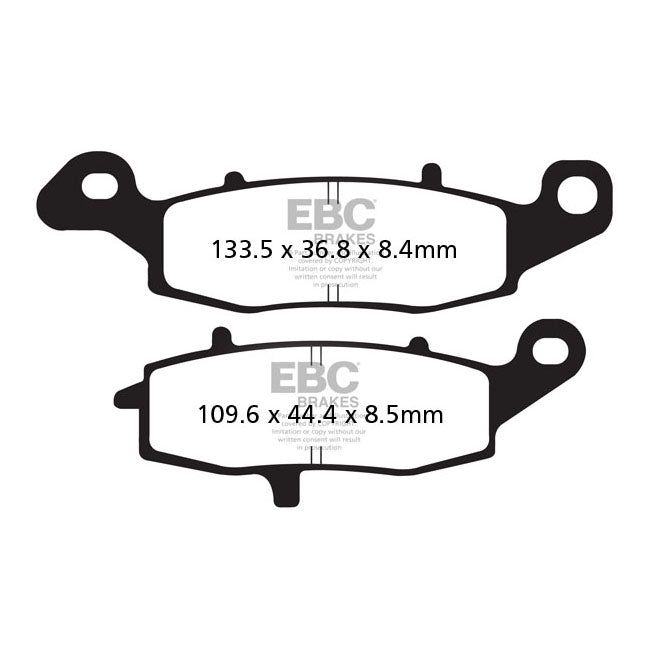 EBC Double-H Sintered Rear Brake Pads for Suzuki C 1800 Intruder R / RT - VLR 08-13