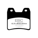 EBC Double-H Sintered Rear Brake Pads for Yamaha FZS 1000 Fazer 01-05