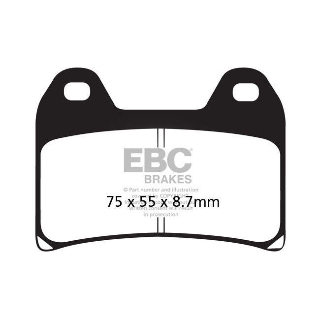 EBC Organic Front Brake Pads for KTM 1050 Adventure 15-16