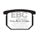 EBC Organic Front Brake Pads for Suzuki GS 550 80-84