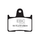 EBC Organic Rear Brake Pads for Kawasaki GTR 1400 ZG 1400 08-18