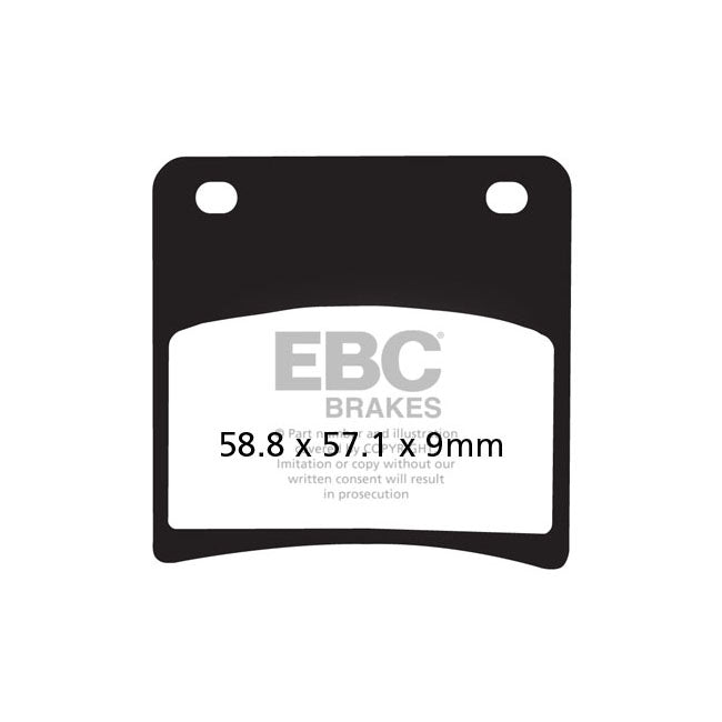 EBC Organic Rear Brake Pads for Suzuki GSX 1100 G 91-96